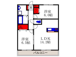 パレロイヤルの物件間取画像